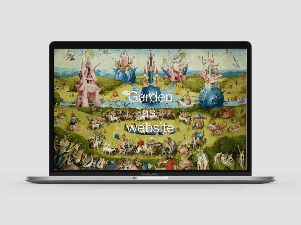 Garden as Website
